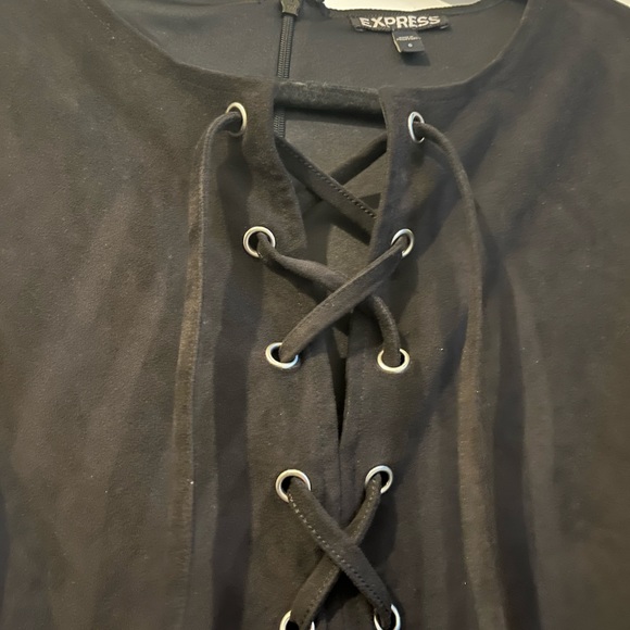 Express faux Suede mini dress - Picture 3 of 3